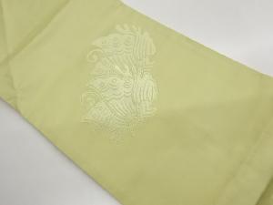 蝶模様織出し名古屋帯